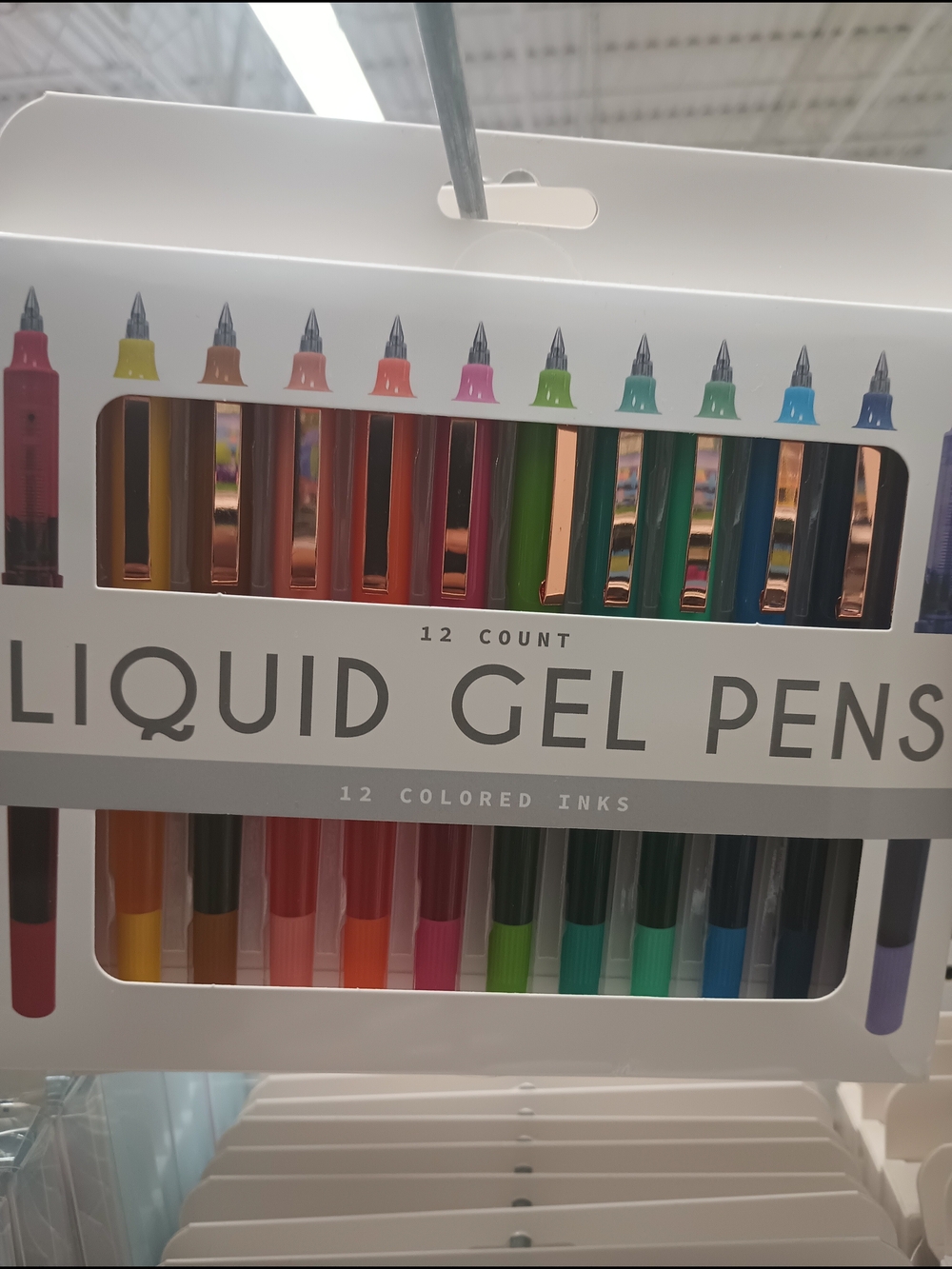Liquid Gel Pens 12-Count Multicolor Pack